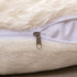 MIULEE Pack of 2 Luxury Faux Fur Throw Pillow Cover Deluxe Decorative Plush Pillow Case Cushion Cover Shell for Sofa Bedroom Car 24 x 24 Inch Beige