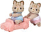 Calico Critters Sandy Cat Twins, Assorted Model , Pink