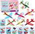 SpringFlower 28 Pack Valentine's Greeting Cards with Foam Airplanes for Kids, Valentine™s Fun Party Favors toys, School Classroom Prizes, Exchanging Gifts
