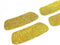 EyeBlack Yellow Softball Glitter Eye Black Strips, 2 Pair