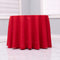 Kadut Red Tablecloth - 120" Inch Round Tablecloths for Circular Table Cover in Red Washable Polyester - Great for Buffet Table, Parties, Holiday Dinner & More