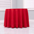 Kadut Red Tablecloth - 120" Inch Round Tablecloths for Circular Table Cover in Red Washable Polyester - Great for Buffet Table, Parties, Holiday Dinner & More