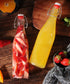 XZF Swing Top Clear Glass Bottles Brewing Bottles 500 ml 16 fl. oz. Flip Top Bottles Great for Oil Vinegar Beverages Homemade Juices Kombucha Water Beer Set of 6, XZF001