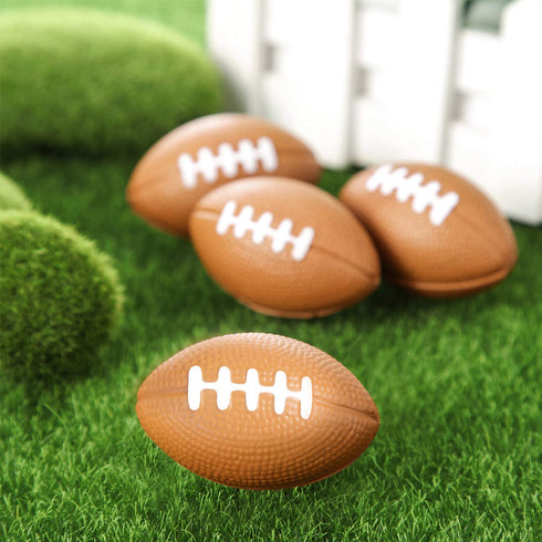 30 Packs Mini Football Sports Stress Ball, Mini Foam Sports Ball, Foam Sports Ball for School Carnival Reward, Chrismas Party Bag Gift Fillers