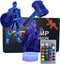 SNOMYRS LED Superhero Night Light 3D with Remote Control and Smart Touch 16 Color Changing Decoration Light Boy Gift