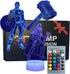 SNOMYRS LED Superhero Night Light 3D with Remote Control and Smart Touch 16 Color Changing Decoration Light Boy Gift