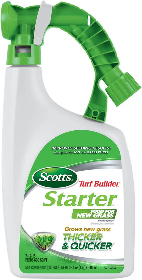 Scotts Turf Builder Starter Food for New Grass Ready-Spray, 32 oz.
