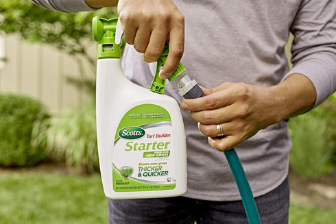 Scotts Turf Builder Starter Food for New Grass Ready-Spray, 32 oz.