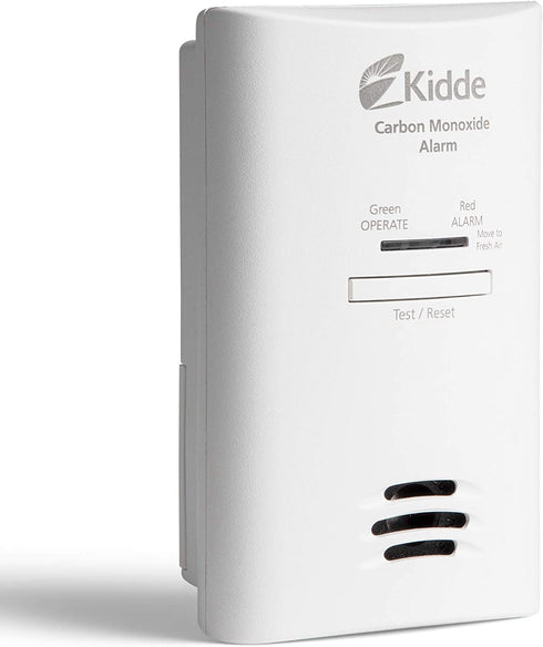 Kidde Carbon Monoxide Detector, AC Plug-In with Battery Backup, CO Alarm with Replacement Alert