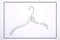 Quality Hangers Clear Hangers 12 Pack - Crystal Cut Hangers for Clothes - Durable Plastic Hanger Set - Invisible Dress Hangers for Suits - Heavy Duty Hangers - Nonslip Coat and Shirt Hangers