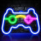 Game Neon Sign Gamepad Shape LED Neon Signs for Wall Decor, Game Shaped Neon Lights for Bedroom Game Room Decor Teen Boys Gamer Party Gaming Wall Decoration Gift Wall Signs