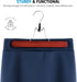 High-Grade Wooden Pants Hangers with Clips 10 Pack Non Slip Skirt Hangers, Smooth Finish Solid Wood Jeans/Slack Hanger with 360° Swivel Hook - Pants Clip Hangers for Skirts, Slacks - Clamp Hangers
