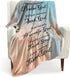 BOOPBEEP Healing Throw Blanket with Inspirational Thoughts and Prayers- Religious Soft Throw Blanket Inspirational Blankets and Throws 40x50 Inch Throw Blankets Perfect Caring Gift for Men & Women