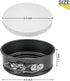 4.5 Inch Mini Springform Pan, Set of 5 With 100pcs Wax Paper, Small Nonstick Cake Pan for Mini Cheesecakes, Pizzas and Quiches
