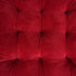 ELFJOY Set of 4 Solid Square 16 x 16 Tufted Chair Pads Indoor Seat Cushions Pillows with Ties (Burgundy)