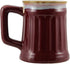 Burton & Burton, Fireman Porcelain Coffee Mug/Cup Burgundy Stein Shape with Fire Department Crest, 15 Oz
