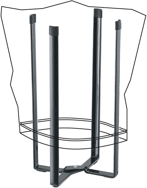 YAMAZAKI home 6785 Kitchen Multi Eco Stand-Multifunctional Plastic Bag Holder, One Size, Black