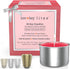 Lovley Lites Soy Tealight Candles Apple Cinnamon - Box Set of 36 Premium Tealight Candles Scented with Essential Oils + Tealight Candle Holder, 1 Inch Tall Long-Burning Soy Wax Tea Candles