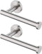 KES Toilet Paper Holder for Bathroom 2 Pack Tissue Holder Dispenser SUS304 Stainless Steel RUSTPROOF Toilet Roll Holder Wall Mount Brushed Finish, A2175S12-2-P2