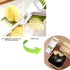 GProMe Mandoline Slicer Vegetable Mandolin, Fruit zucchini Slicer, French Fry Cutter, Food Waffle,Julienne Grater Sharp Stainless Steel Blades
