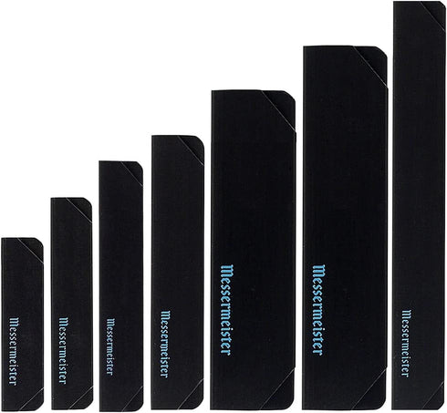 Messermeister Knife Edge Guard Set, 7 Piece, Black