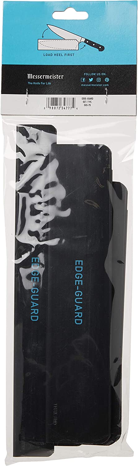 Messermeister Knife Edge Guard Set, 7 Piece, Black