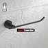 JQK Hand Towel Bar Oil Rubbed Bronze, Stainless Steel Towel Ring for Bathroom, 9 Inch Necklace Holder Wall Mount Right Hand, TR100-ORB