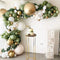 Boognt DIY Sage Green and White Balloon Garland Arch Kit for Boho Jungle Safari Outdoor Woodland Baby Shower Eucalyptus Wedding Bridal Shower Birthday Backdrop Party Decoration