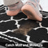 Buganda Indoor Door Mat (20x32,Black) Resist Dirt and Absorbent Entryway Rug, Anti-Slip, Low Profile Inside Floor Mat Door Rugs for Entrance