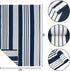 OJIA Striped Doormat 2'x3' Cotton Hand Woven Welcome Doormats Machine Washable Indoor/Outdoor Small Rugs Front Porch Rug Farmhouse Mat for Entryway/Kitchen/Laundry/Bathroom