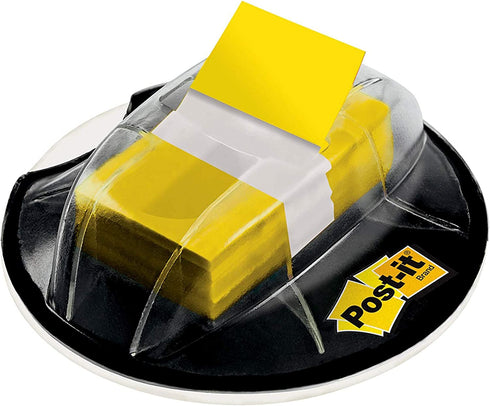 Post-it Flags, 200/High Volume Desk Grip Dispenser,1 in Wide, Yellow (680-HVYW)