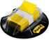 Post-it Flags, 200/High Volume Desk Grip Dispenser,1 in Wide, Yellow (680-HVYW)