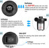 Electric Air Pump, AGPtEK Portable Quick-Fill Air Pump with 3 Nozzles, 110V AC/12V DC, Perfect Inflator/Deflator Pumps for Outdoor Camping, Inflatable Cushions, Air Mattress Beds, Boats, Swimming Ring