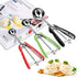 Cookie Scoop Set of 3, Stainless Steel Ice Cream Scoop Include Large-Medium-Small Size Three Color
