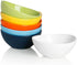 SWEEJAR Ceramic Small Bowls Set, 8 OZ for Ice Cream, Dessert, Small Side Dishes, Salad, Fruit, Set of 6 (Multicolour)