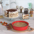 8 inch Round Cake Pans - Set of 3 - SILIVO Silicone Molds for Baking, Nonstick & Quick Release Baking Pans for Layer Cake, Cheese Cake and Chocolate Cake - 8 inch Cake Pan