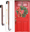 LBSUN Wreath Hanger, Adjustable Over The Door Wreath Hanger Wreath Holder Wreath Hook for Door Christmas (Bronze,20 lbs)
