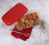 Bovado USA 7" x 12" Inch Glass Oven Baking Dish | High-Grade Borosilicate Glass | 2.3 Qt Capacity with Airtight Premium Plastic Lid | Nonstick, Dishwasher Safe, Freezer-to-Oven Oblong Casserole Pan