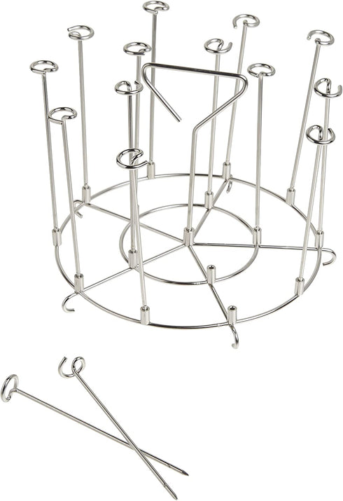 Ninja - AOP103BRN Ninja Foodi Skewer Stand, 1 piece, stainless steel