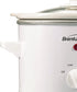 Brentwood Slow Cooker, 1.5 Quart, White