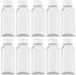 20 Pcs 8 Ounce Juice Bottles Plastic Milk Bottles Bulk Beverage Containers with Tamper Evident Caps Lids White for Milk, Juice, Drinks and Other Beverage Containers
