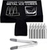Whiskey Stones Set Gifts for Men-6 Pcs Stainless Steel Whiskey Ice Cubes with Luxury Gift Box,Valentines Day Gifts for Him,Unique Gifts for Boyfriend Dad Husband on Christmas & Fathers Day & Birthday