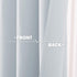 NICETOWN Room Darkening Window Valance, Kitchen/Bathroom/Kids Bedroom Decor Blackout Thermal Insulated Window Treatment Short Curtain, White, 2 Panels, 34W by 36L + 1.2 inches Header