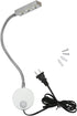 Plug Wired Flexible 3X 1W 85-265V Aluminum Gooseneck Led Wall Mount Light Sconce Lamp Lighting with Switch for Bedroom Reading & Multi-Purpose Lighting (Cool White Lighting)