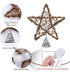 LAWOHO Christmas Tree Topper Star Rustic Rattan Natural Star Treetop 10 inch Christmas Tree and Holiday Seasonal Decoration Fit for General Size Christmas Tree