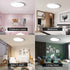 LED Flush Mount Ceiling Light Fixture, 5000K Daylight White, 12 Inch 24W, Flat Modern Round Lighting Fixture, 240W Equivalent White Ceiling Lamp for Kitchens, Stairwells, Bedrooms Easy Install