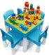Plastic Kids Chair, Durable and Lightweight, 9.3" Height Seat, Indoor or Outdoor Use for Boys Girls Aged 2+ Blue