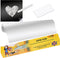 Clear Wall Protector Contact Paper - Self Adhesive Removable Vinyl Film Kitchen Cabinet Liner Transparent Plastic Foil Backsplash Oil Waterproof Heat Resistant Wallpaper Furniture Door Scratch Dog Cat