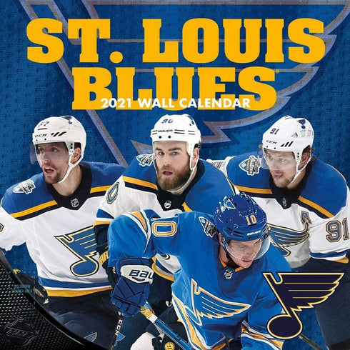 TURNER Sports St Louis Blues 2021 12X12 Team Wall Calendar (21998011955)