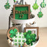 Ahzemepinyo 24 Pieces St. Patrick 's Day Shamrock Hanging Ornament Good Luck Clover Felt Ornament Shamrock Decoration for Tree Table Shelf Festival Party De